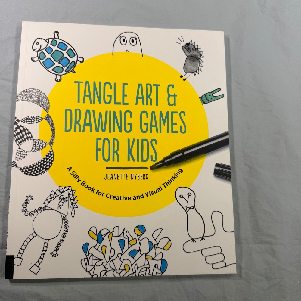 Tangle Art & Drawing Games for Kids Jeanette Nyberg Paperback 2016 B-150
